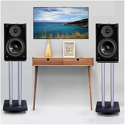 スピーカースタンド 高さ25 95cm 非表示ワイヤー管理 サラウンドスピーカー サテライトスピーカー ブックシェルフ