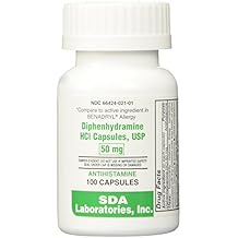 Diphenhydramine 50mg Capsules 100ct Btl (Pack of 2)