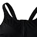 Newlashua Women's High Support Push Up Zip Front Close Padded Sports Bra