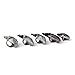 Wowlife False Nail Punk Style Talon Claw Paw Finger Ring Knuckle Bend Fingertip Finger Claw Ring Can not be adjusted (10 Pcs, Black)