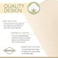 Abstract Fitted Bed Sheet Soft Jersey Comfort Deep