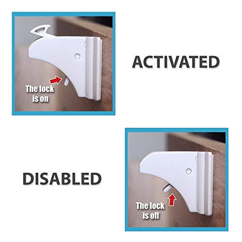 Eco Baby Magnetic Cabinet Locks Child Safety For Drawers And