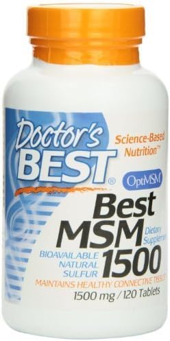 Doctors Best Best MSM - 120 ct (Pack of 2) by dr best