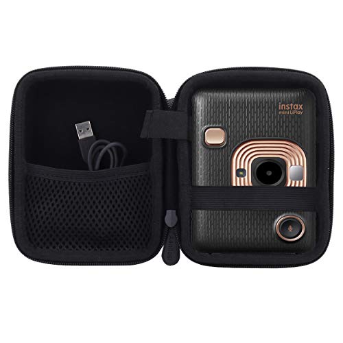 Voyage Étui Housse pour Instax Mini LiPlay de Aenllosi (Noir)
