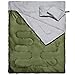 REEHUT Double Sleeping Bag for Adult Cold Weather ,Portable, Lightweight for Camping, Hiking, Traveling, Backpacking and Outdoor Activities with 2 Camping Pillows Carrying Bag