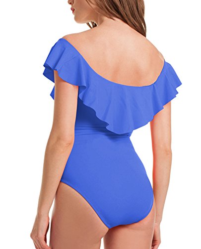 bright blue bodysuit