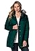 Roamans Women's Plus Size Quilted Short Parka