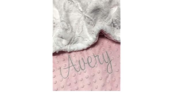 minky baby blanket personalized