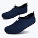 L-RUN Mens Water Aerobics Shoes for Beach Swim Navy XXL(W:12-13,M:9-9.5) M US