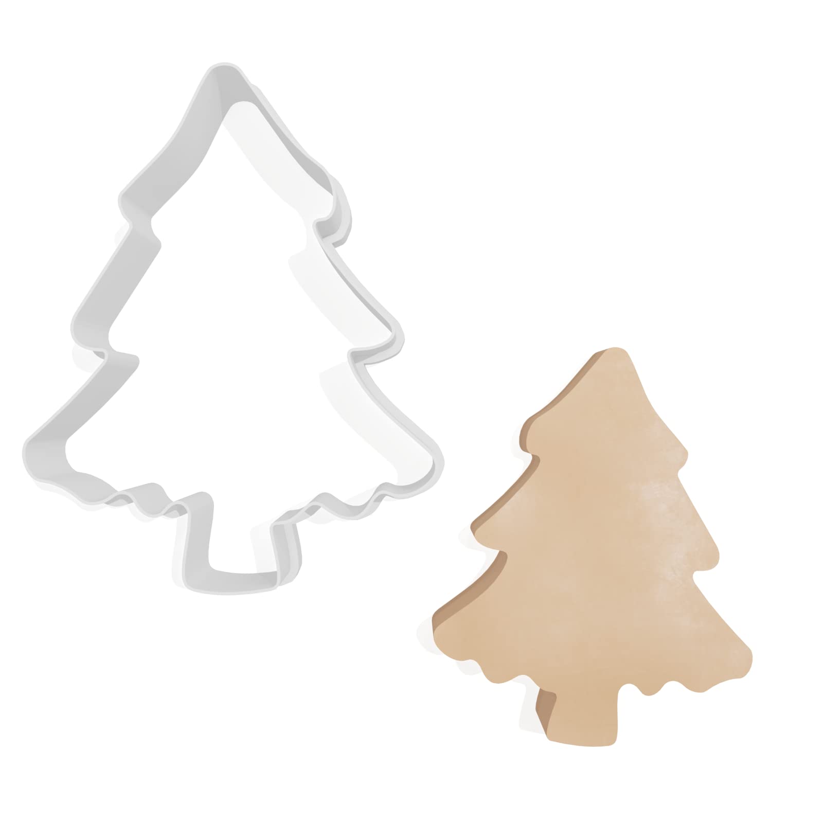 Christmas Tree Snowy Cookie Cutter - 3 Sizes