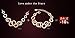 Fancydeli Rose Gold Plated Women Circle Necklace with Crystals 