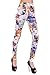 Simplicity Women Lady Punk Style Cat Print Skinny Funky Legging, 3090_Cat