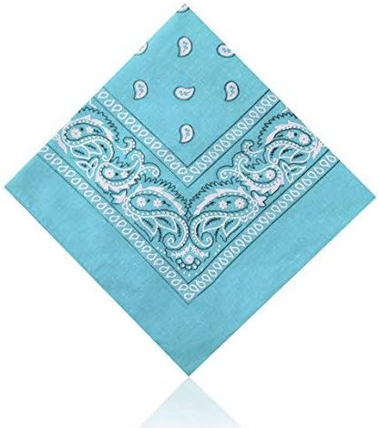 100% Cotton Quality Paisley Bandana Scarves