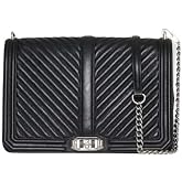 Rebecca Minkoff Women's Chevron Quilted Love Crossbody Bag