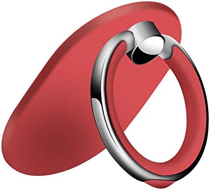 Finger Ring Stand,Choncyn 360 Degree Rotating Smartphone Ring Holder Finger Grip kickstand Universal Cell Phone Ring For Smartphone, Tablets (red)