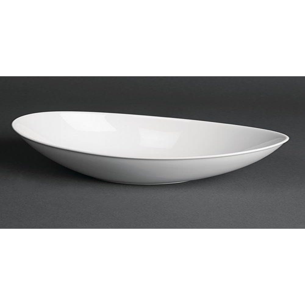 "Classic White Salad Bowl Dimensions: 200mm (8"). Box quantity: 6."