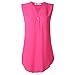 vanberfia Women's Casual Summer Women Blouse Tops Sleeveless Shirt (XXL, 6278)