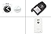 3D K Logo Emblem Black & Black Edition Set 4pc Front + Rear + Steering Wheel + Mini Sticker (Fit: KIA 2017+ All New Sportage QL)