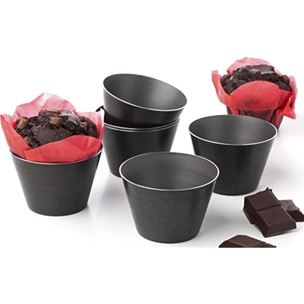 Set Specialty & Novelty Cake Pans Of 6 Nonstick Individual Molds