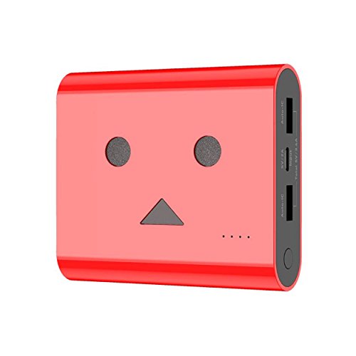 cheero Power Plus 3 13400mAh DANBOARD - Portable charger [ Panasonic Premium Battery Cells ] 2-Port High Power Output 3.4A ã€AUTO-IC Functionã€‘ (Supercar Red)