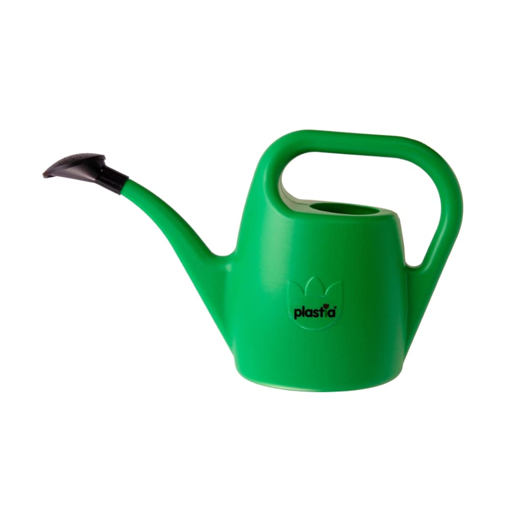 Watering Can Eva 2 Litres - Small Watering Can for Indoor and Outdoor Plants - Plastic House Plant Water Can, Green