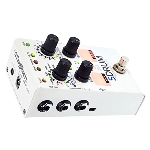 DigiTech SDRUM Auto drummer Guitar Pedal Stompbox sized Drum Machine with Automatic Accompaniment Creation Bundle with DigiTech FS3X Three Function Foot Switch - Thumbnail 4