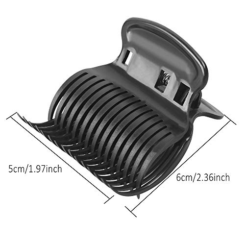 18 Pieces Hot Roller Clips Plastic Hair Curler Claw Clips Replacement