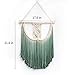 BlueMake Macrame Wall Hanging Tapestry Hand Woven Pendant Decoration House Ceremony Living Room Home Furnishing Accessories (Green)
