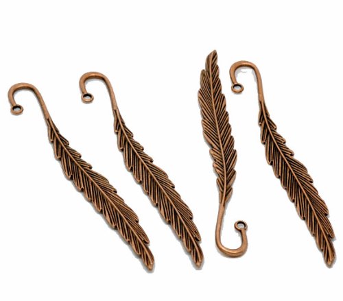 Rockin beads brand, 5 beading bookmarks feather antique copper 4 …