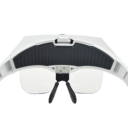 image for Glam Hobby h6902B Head Mount Magnifier with LED Head Light Bracket and