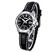 Casio Women's LTP1308L-1AV Black Leather Quartz Watch with Black Dial