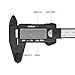 Illumifun Electronic Digital Caliper 6 Inch - Plastic Vernier Caliper, Caliber Measuring Tool, 0-6 Inch/0-150 mm Micrometer Ruler with Large LCD Screen, Auto-Off Featured Calipers (Black)