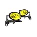 VioGi Fit 06-08 Honda Civic 2-Door Coupe Yellow Lens Fog Lights Kit w/Bulbs+Switch+Wiring Harness+Relay+Bracket+Necessary Mounting Hardware