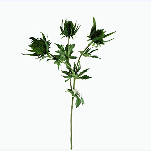 Floristrywarehouse Artificial Thistle Spray Artificial 26 Inches Green