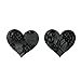 LUOEM 10 Pairs Disposable Petals Pasties Breast Nipple Cover Stickers Invisible Cover(Random Style))