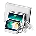 Satechi 7-Port USB Charging Station Dock with 2 Type-C Ports - Cables Sold Separately - Compatible with iPhone 12 Pro Max/12 Mini/12, 11 Pro Max/11 Pro/11, 2020/2018 iPad Pro (White)