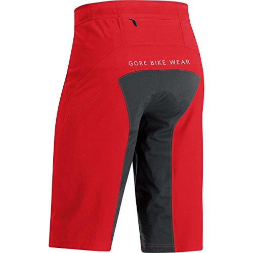 GORE BIKE WEAR Men's Mountainbike Over-shorts, Short, GORE WINDSTOPPER, ALP-X PRO WS SO, Shorts, Size: L, Red/Black, TWPALP - Thumbnail 2