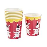 Talking Tables Magic Party Paper Cups (12 Pack), Multicolor