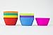 Silicone Cupcake Liners - 24 Pack Baking Cups- EIGHT colors - Reusable & Nonstick Muffin Molds - Cupcake Holders Gift set - Pink Purple Blue Red Green Fun Green Yellow Orange Muffin Cups - FREE E-BOOK WITH 70 RECIPES -Lifetime Guarantee!!!