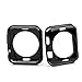 MYECOGO Compatible Apple Watch Series 3 Case 38mm [2 Pack] iWatch 3 All-around Soft TPU Protective Bumper Cover Case for 2017 Apple Watch series 3 and Series 2 38mm TPU Black