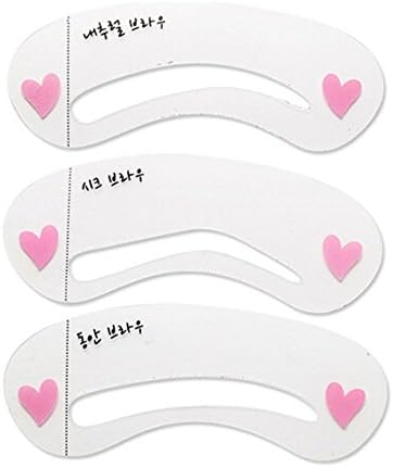 Bressu(TM) Grooming Eyebrow Painted Model ,3 Styles , DIY Beauty Eyebrow Template Stencil Make Up Eyebrow Styling Tool