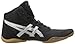 ASICS Matflex 5 GS Wrestling Shoe (Little Kid/Big Kid), Black/Silver, 5 M US Big Kid