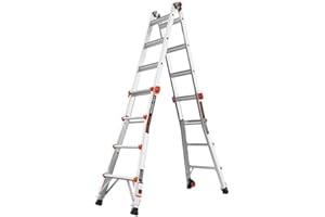 Little Giant MegaLite + Multi-use Ladder M18 Type1A Aluminum with Safety Levelers