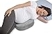 Dr.Flink Maternity Wedge Cushion Pillow - for Baby, or Pregnancy - Heartburn, Acid Reflux,Supports Body, Belly, Back, Knees, Leg, Relieve Pressure, Numbness, Nerve Pain, Slant Pillows Support