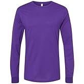 Bella Canvas Unisex Jersey Long Sleeve Tee - Team Purple - XS