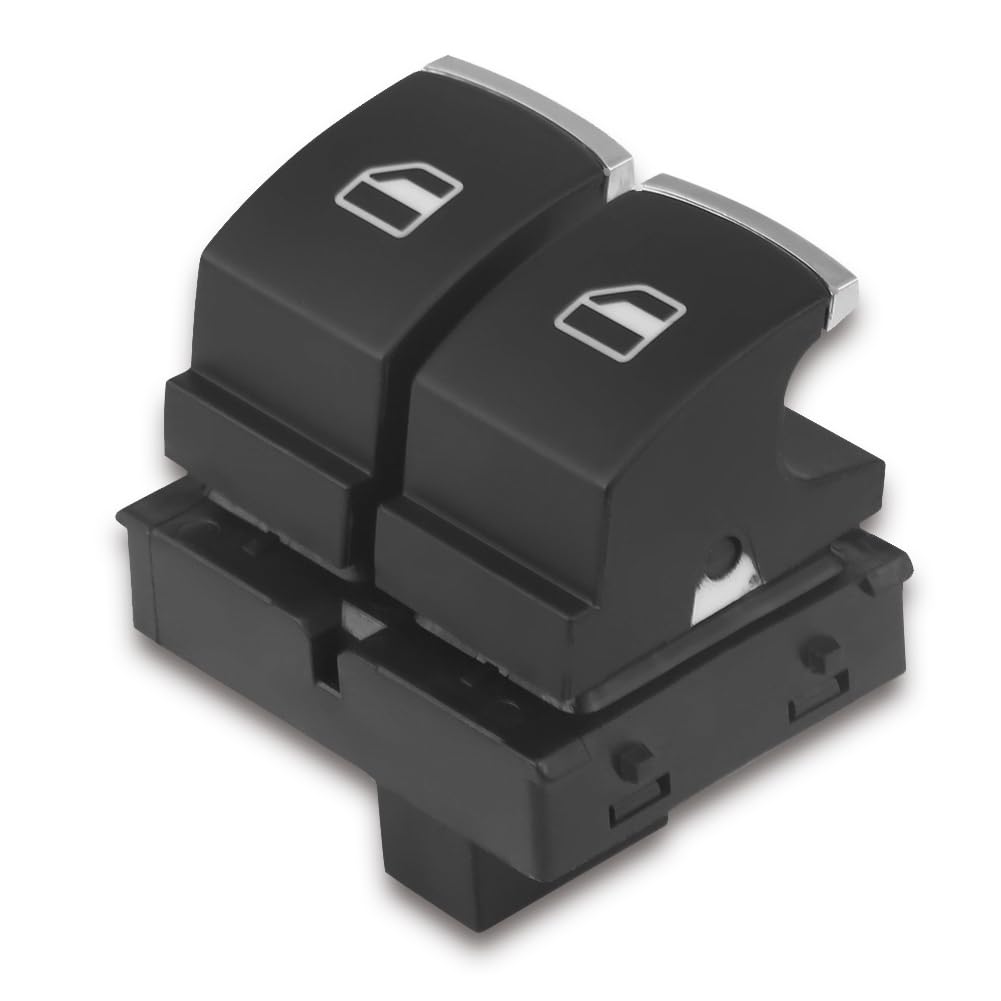 Electric Power Window Switch, ABS Plastic Car Window Switch Power Window Control Switch Driver Side for MK5 MK6 GTI 2 Door 5K3 959 857