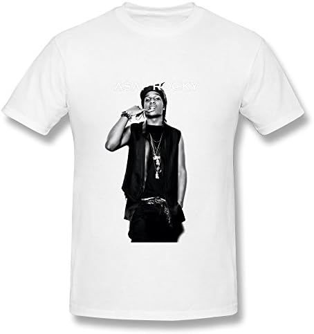 HO Raper Asap Rocky Tour 2015 T Shirt For Men White XS