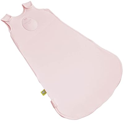 Nested Bean Zen Sack Classic - Adjustable Cotton Wearable Blanket | Baby Sleeping Bag (Soft Pink, 0-6 Months)