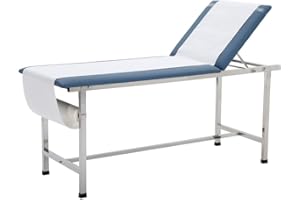 Vivacomfort Exam Table with Paper Towel Roll Dispenser - Medical Treatment Tables - Adjustable Physical Therapy Patient Exami