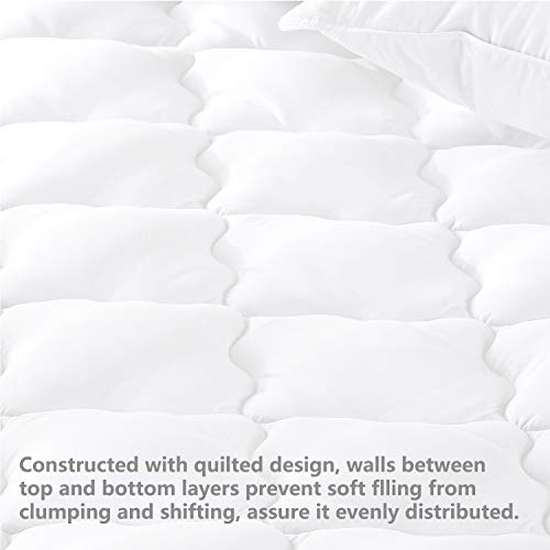 Basic Beyond Full Size Mattress Pad Down Alternative Mattress Pad for
